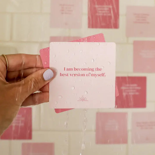 Shower Affirmation Cards - Self Love