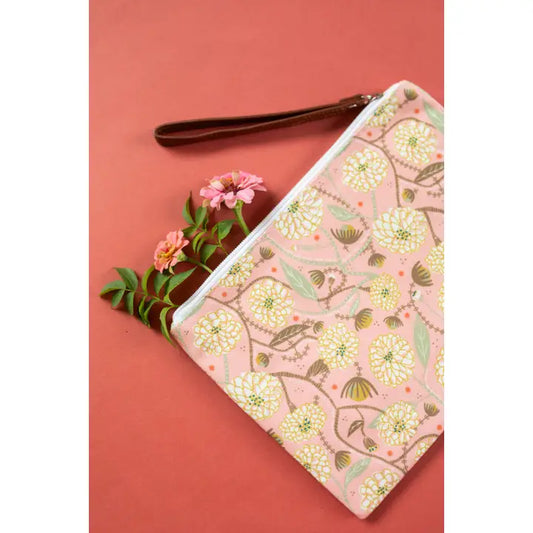 Pink Garden Pouch