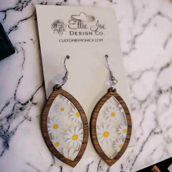 Floral Dangle Earrings