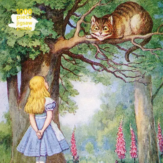 Alice and the Cheshire Cat 1000 Piece Jigsaw Puzzle