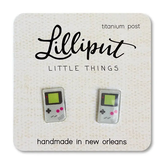 Retro Gameboy Video Game Earrings