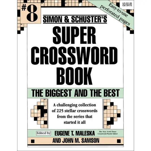 Simon & Schuster's Super Crossword Puzzle Book #8