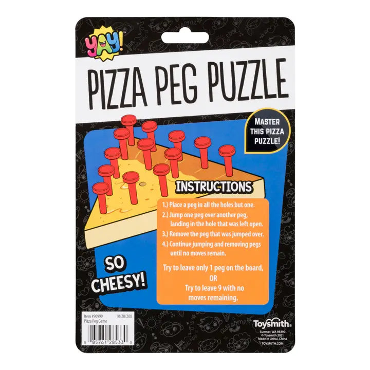 Pizza Peg Board Game