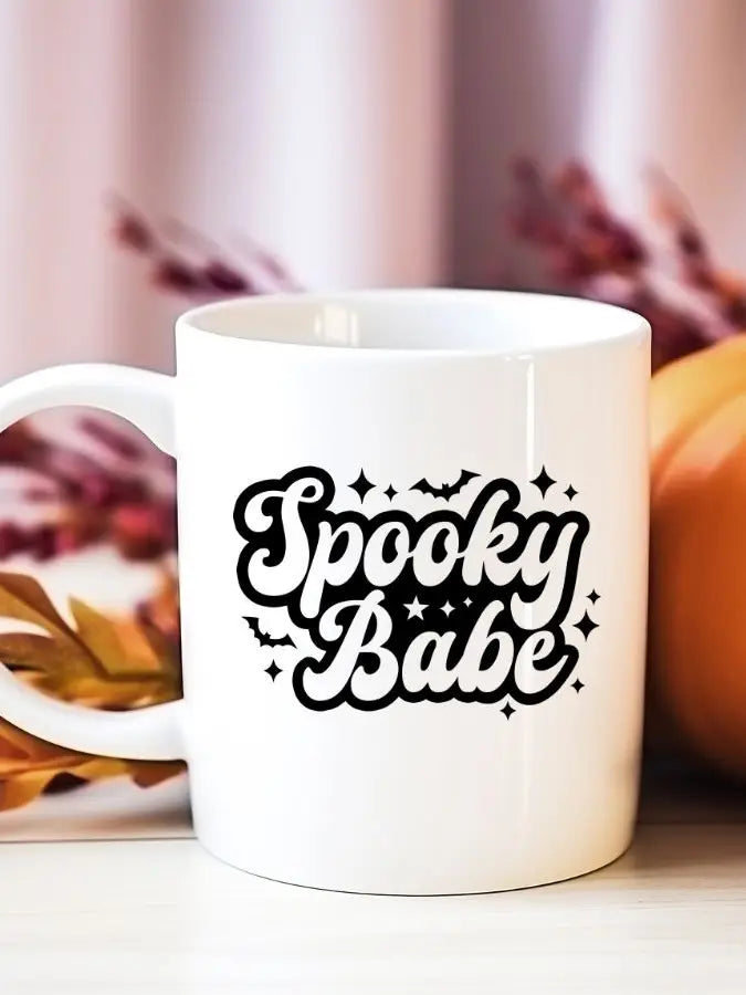 Spooky Babe Retro Halloween Mug