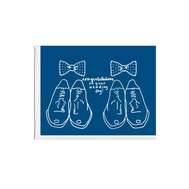 Bowties Wedding Greeting Card