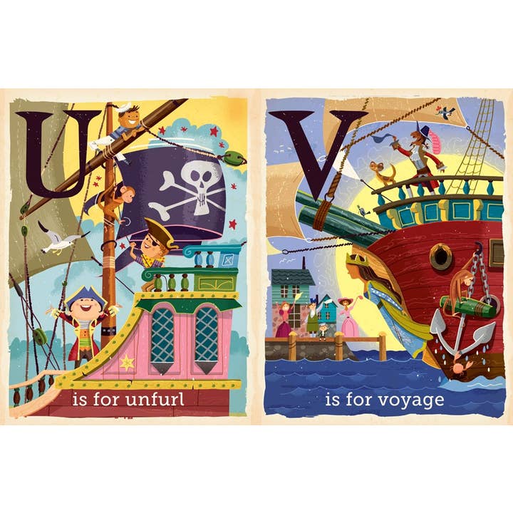 P is for Pirate: Alphabet Board Book