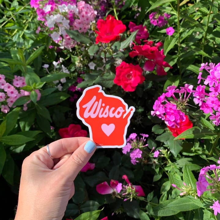 Wisco Love Sticker