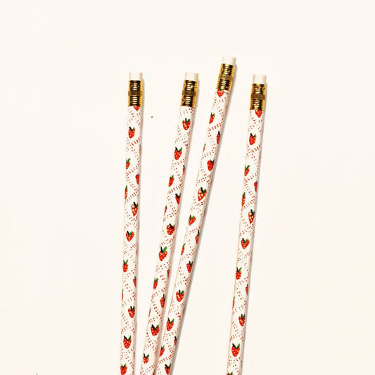 Strawberry Pencils