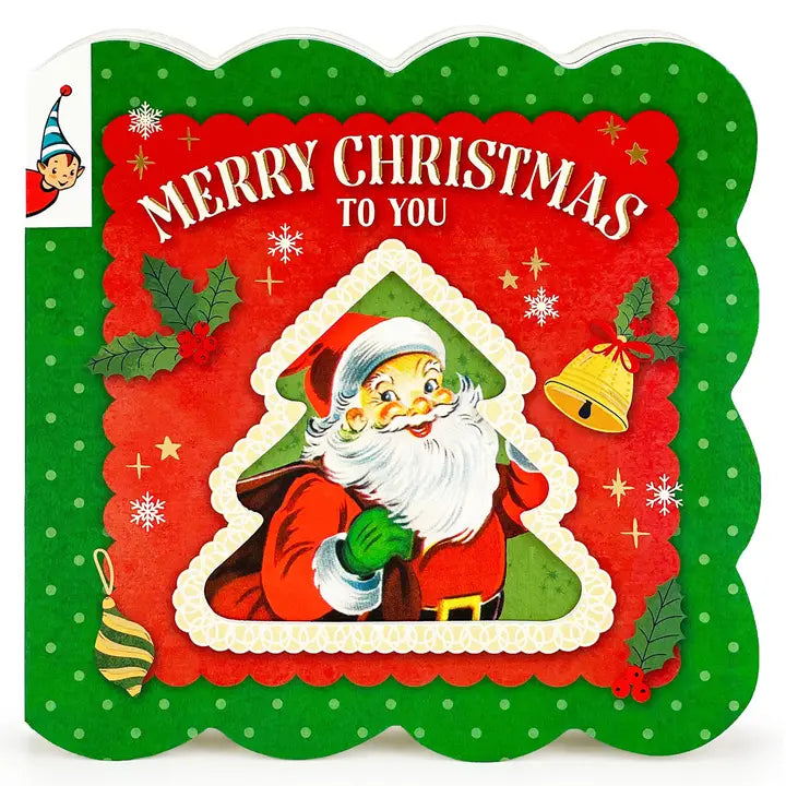 Merry Christmas To You Vintage Storybook Board Book