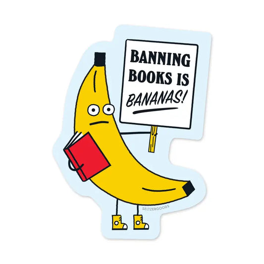 Banana Books Sticker