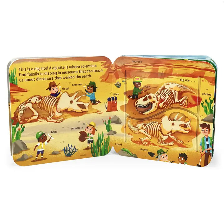 Peek-A-Flap Dino Board Book