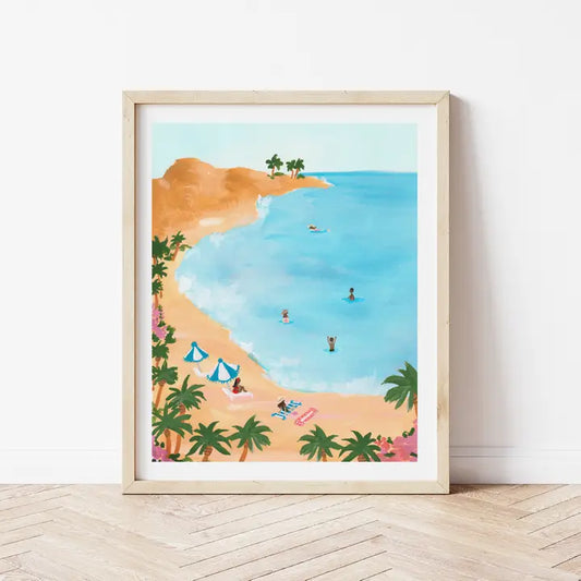 French Riviera Travel Print