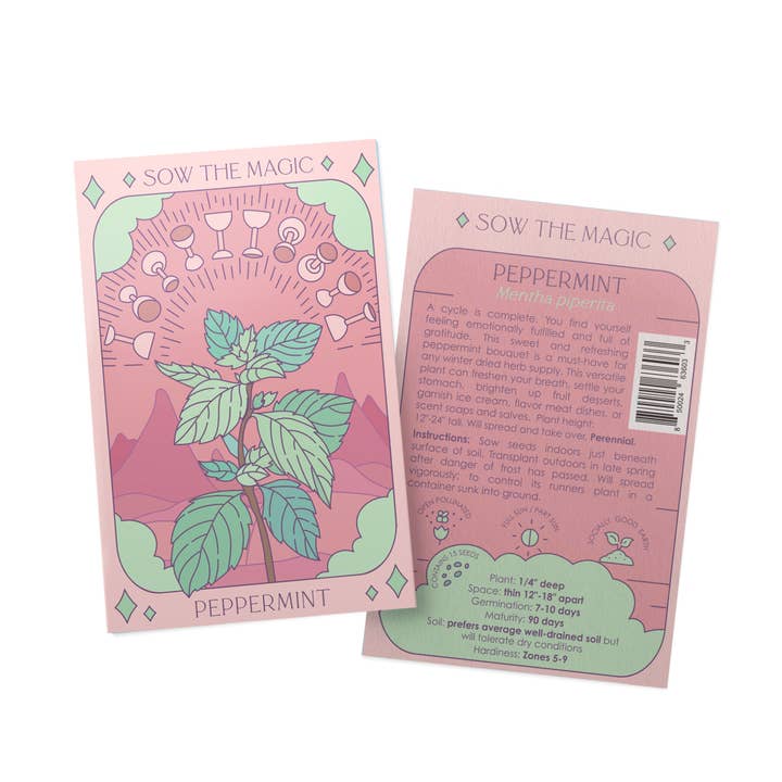 Peppermint Taro Garden Seed Packet