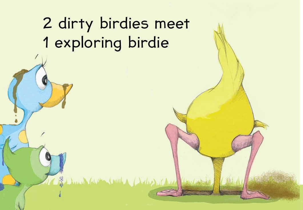 Dirty Birdies Board Book