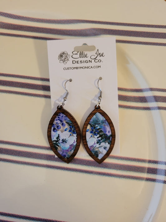 Floral Dangle Earrings