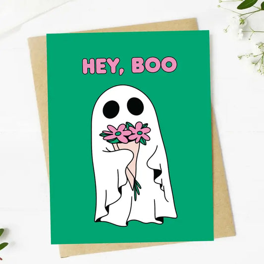 Hey, Boo Greeting Card