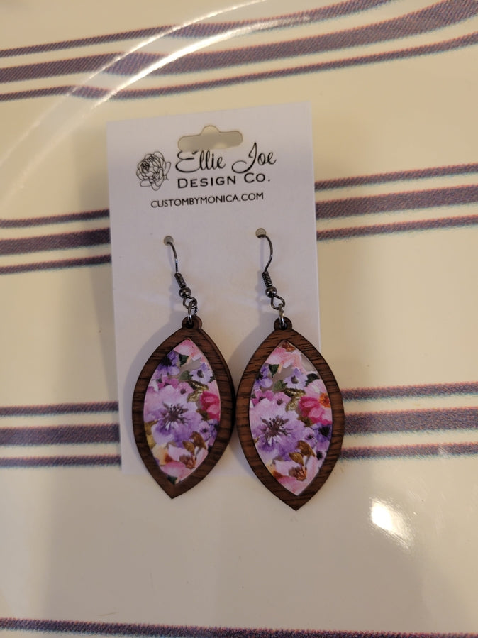 Floral Dangle Earrings