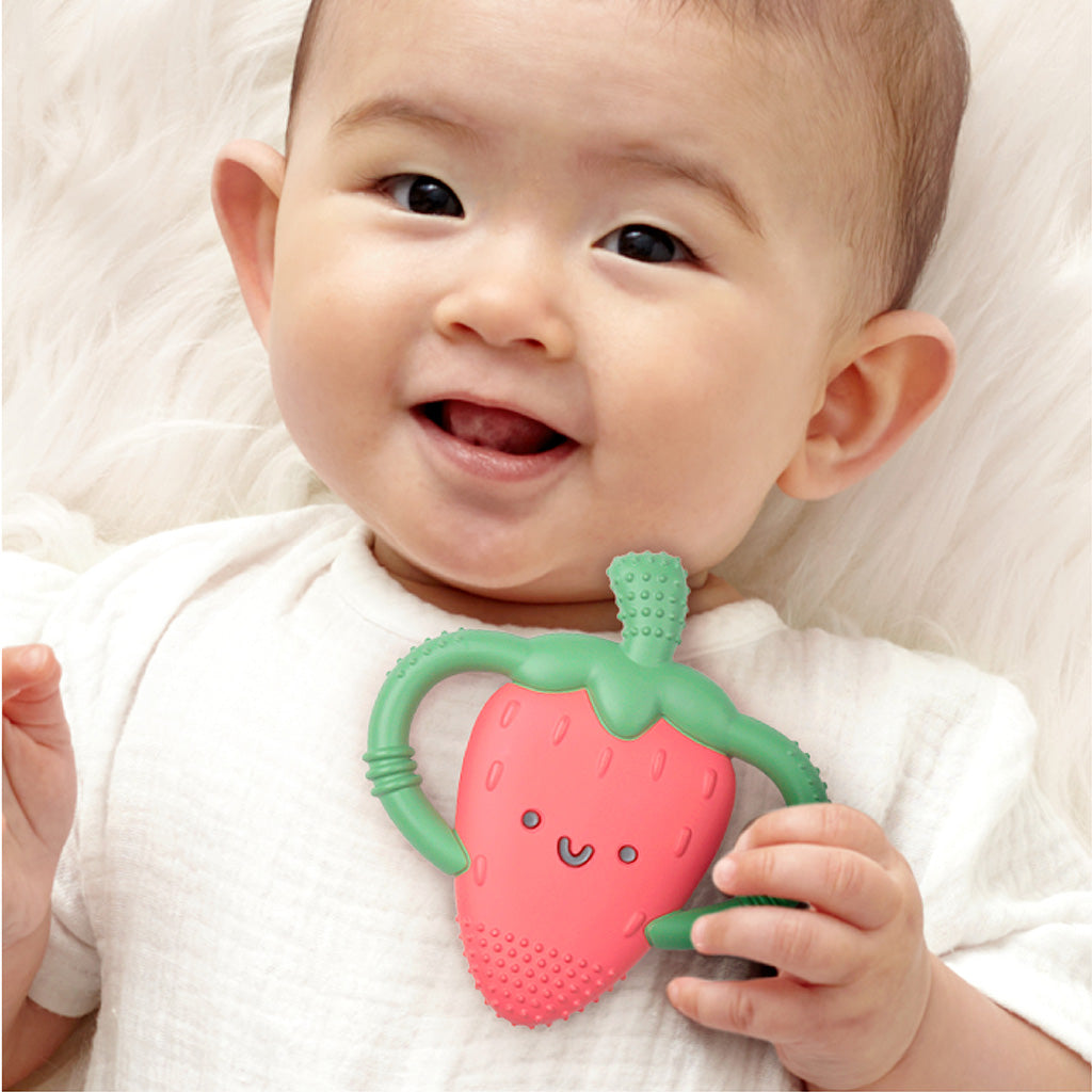 Strawberry Silicone Teether