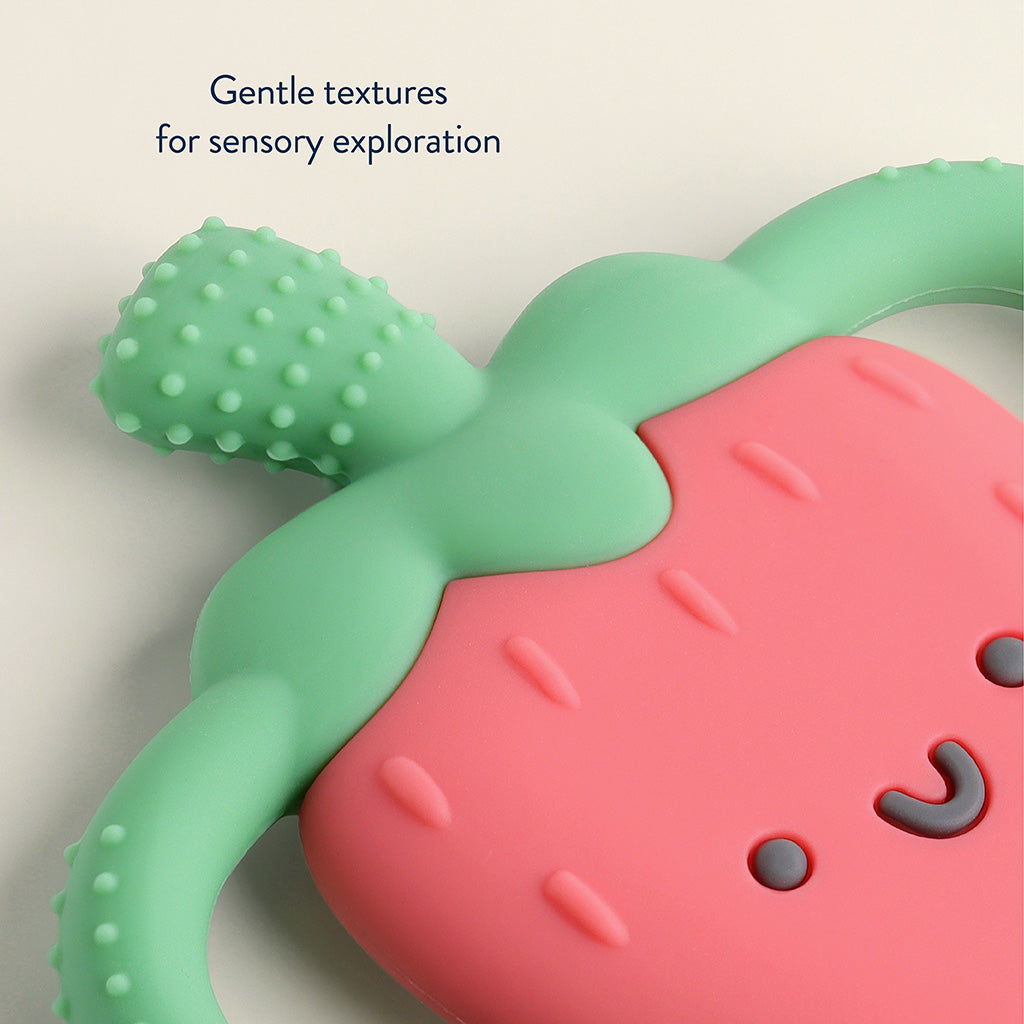 Strawberry Silicone Teether