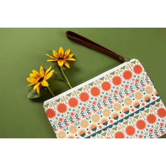 Popping Flowers Pouch