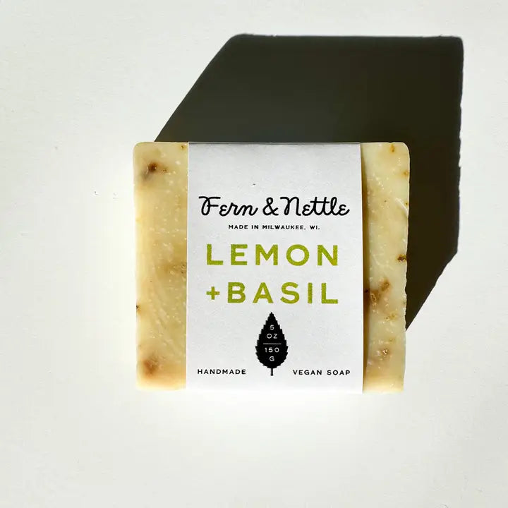 Lemon + Basil Vegan Soap