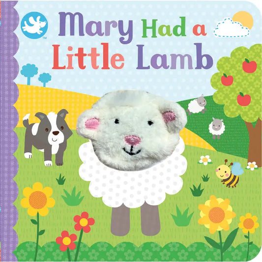 Mary Had A Little Lamb Nursery Rhyme Finger Puppet Board Book