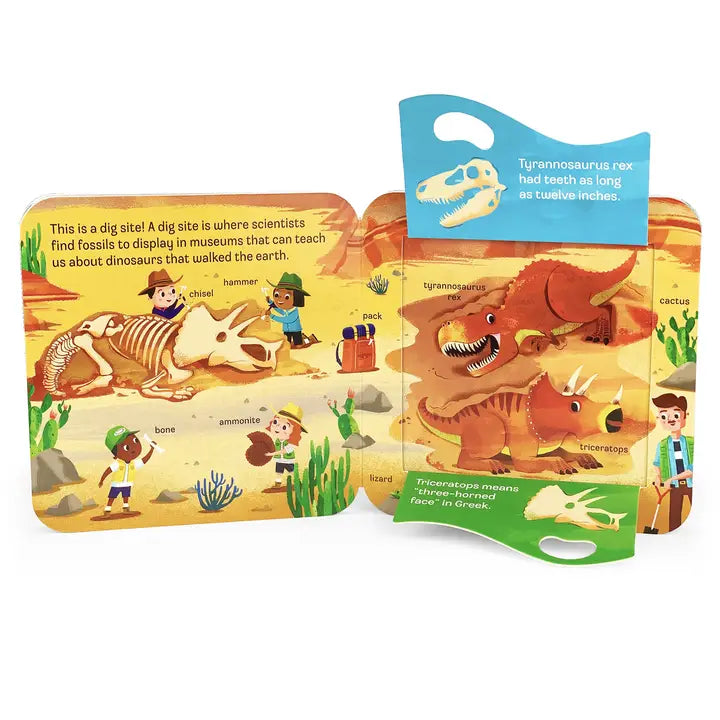 Peek-A-Flap Dino Board Book