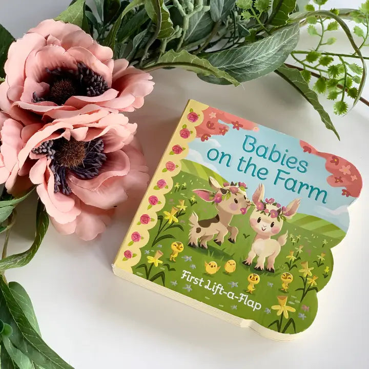 Babies On The Farm Lift-A-Flap Board Book