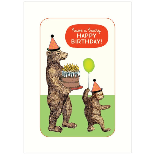 Happy Birthday Bear Card