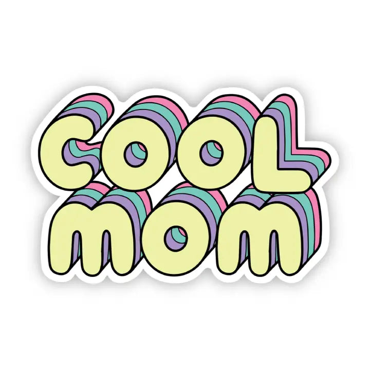 Cool Mom Vinyl Sticker