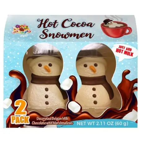 Hot Chocolate Snowmen with Marshmallows