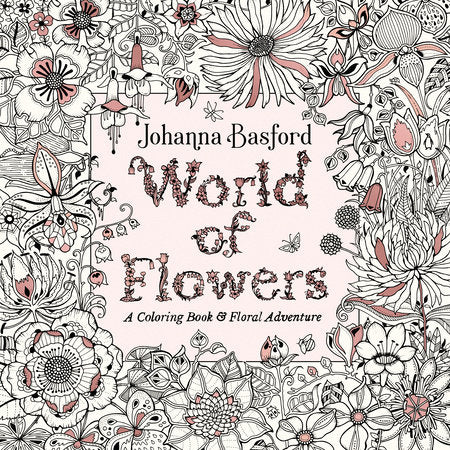 World of Flowers Coloring Book