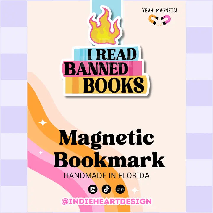 Banned Books Magnetic Bookmark