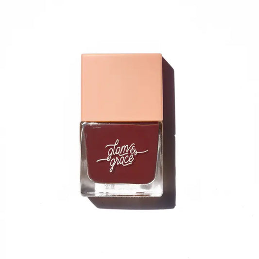 Glam & Grace Dark Raisin Nail Polish