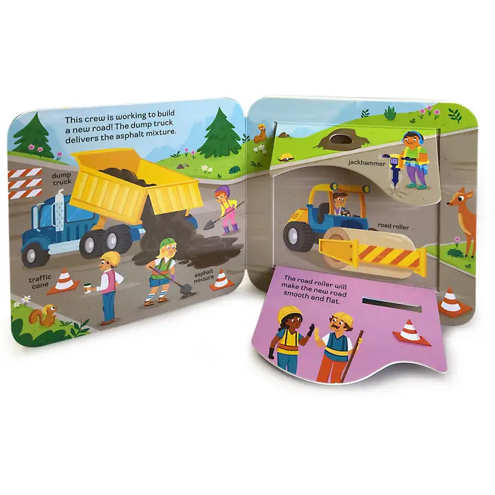 Peek-A-Flap Dig Board Book