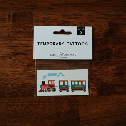 Train Temporary Tattoos