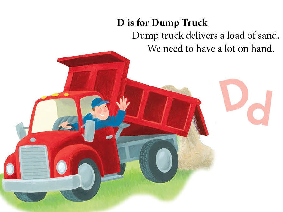 D Is For Dump Truck Toddler Board Book