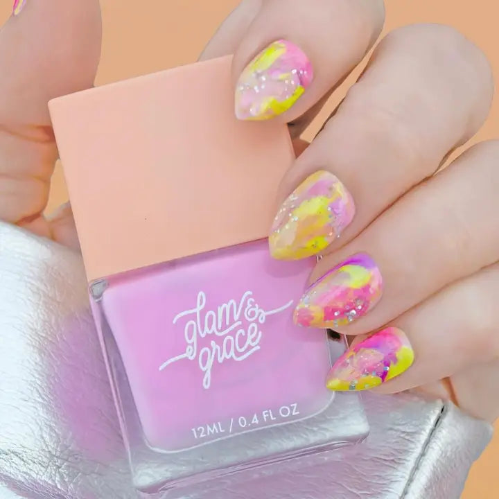 Glam & Grace Bubble Gum Nail Polish