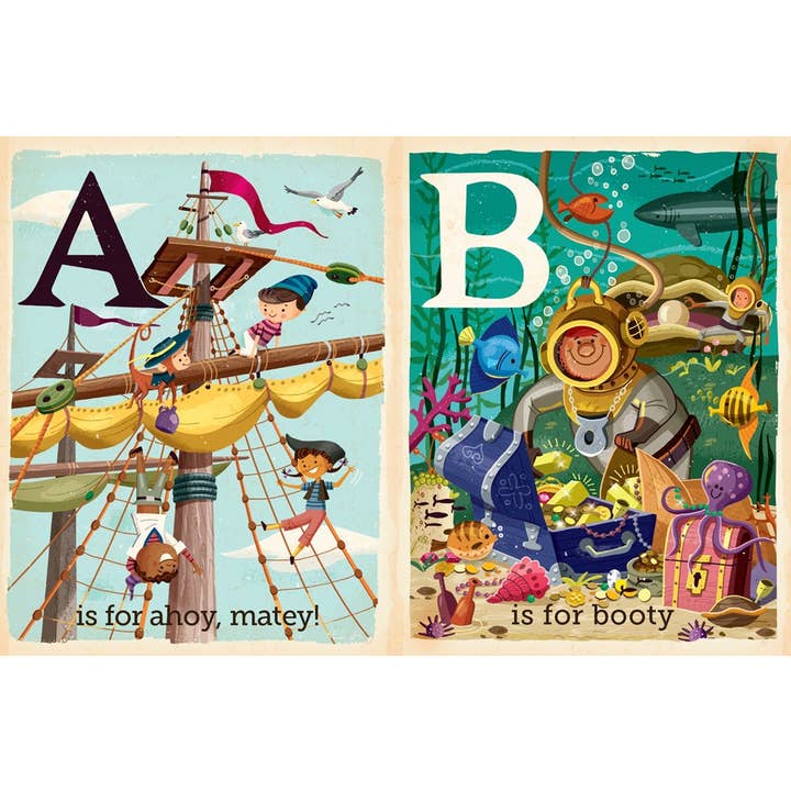 P is for Pirate: Alphabet Board Book