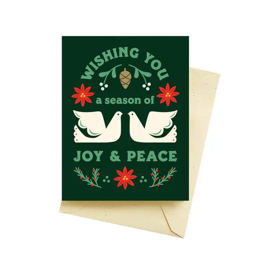 Peace Doves Holiday Card