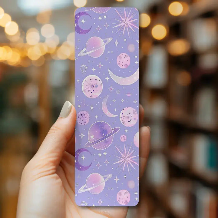 Purple Space Bookmark