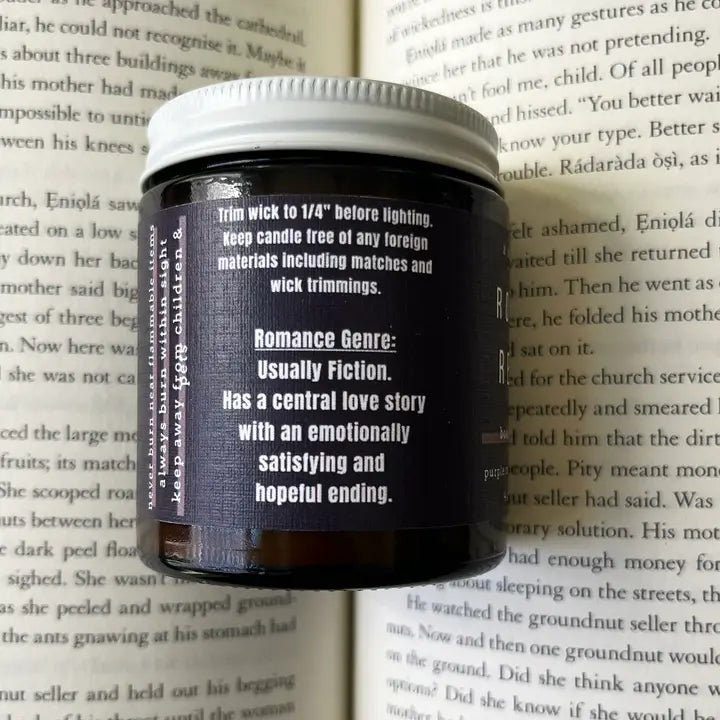 Romance Reader Bookish Soy Candle