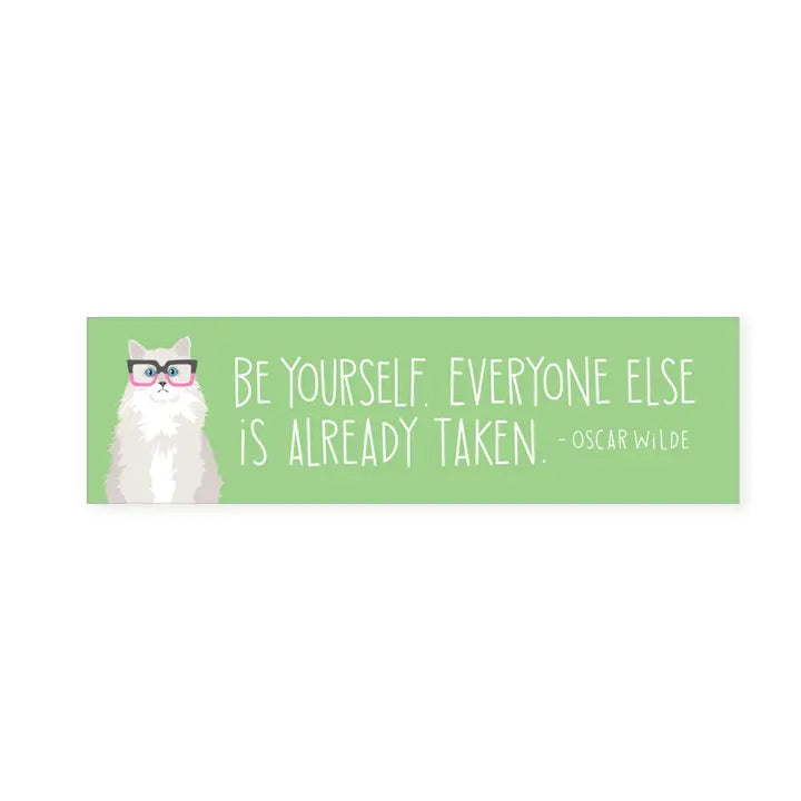 Oscar Wilde Be Yourself Quote Bookmark