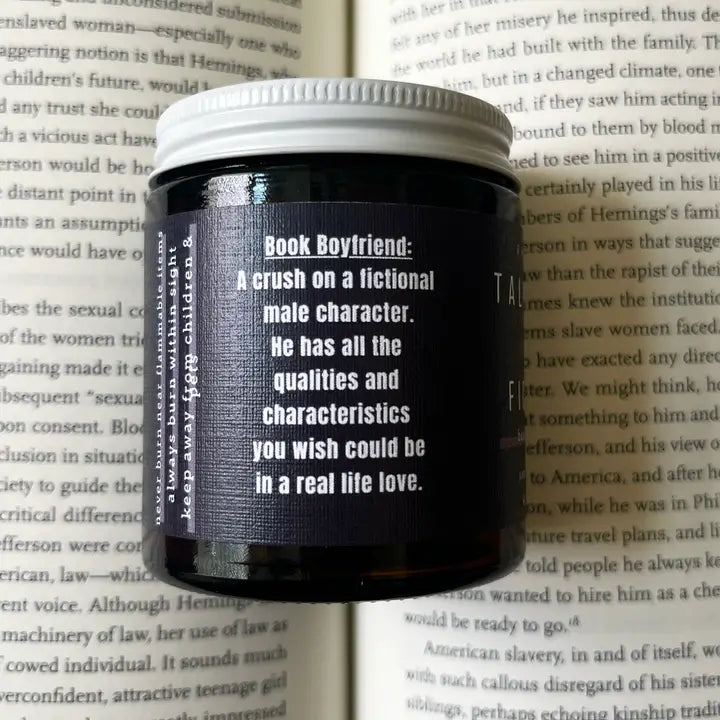 Tall, Dark & Fictional Bookish Soy Candle