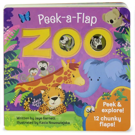 Peek-A-Flap Zoo Board Book