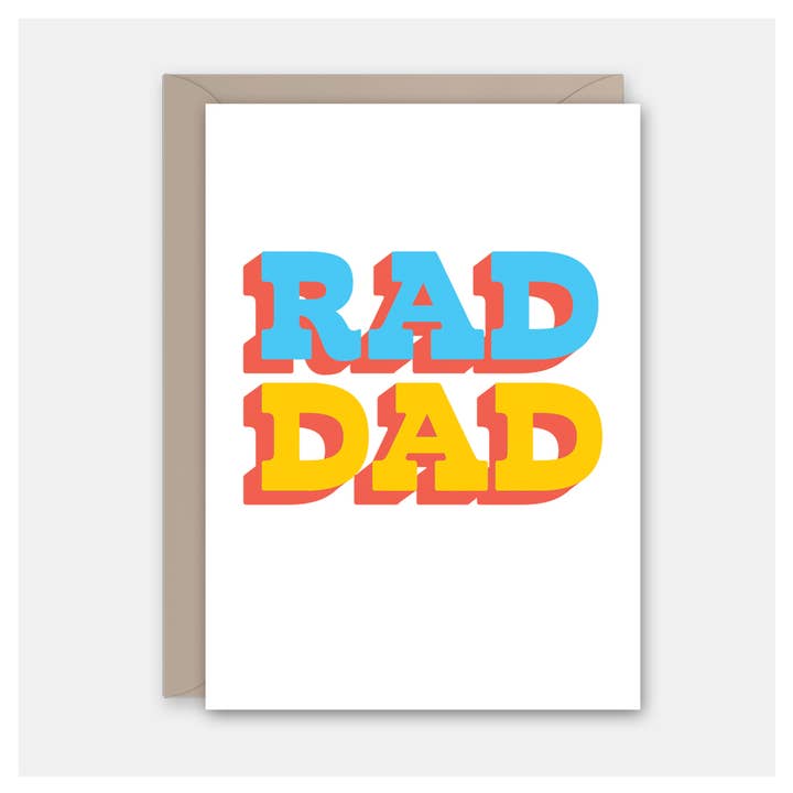 Rad Dad Father's Day Card
