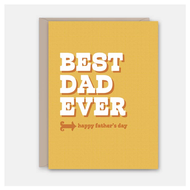 Best Dad Ever Father's Day Card