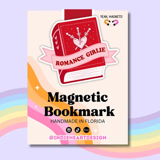 Romance Girlie Magnetic Bookmark