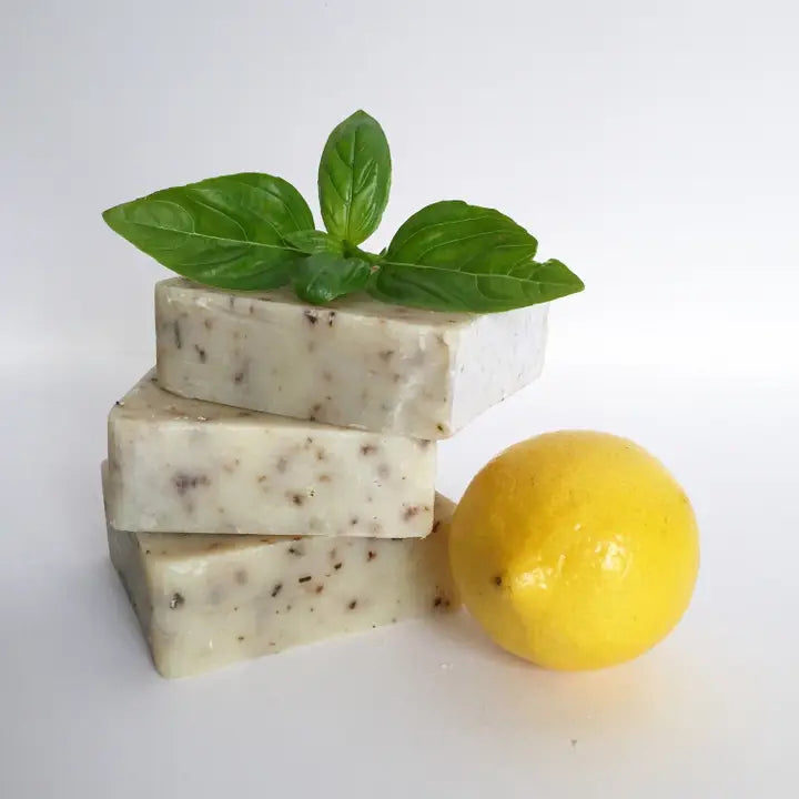 Lemon + Basil Vegan Soap