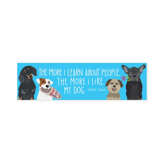 Mark Twain Dog Quote Bookmark